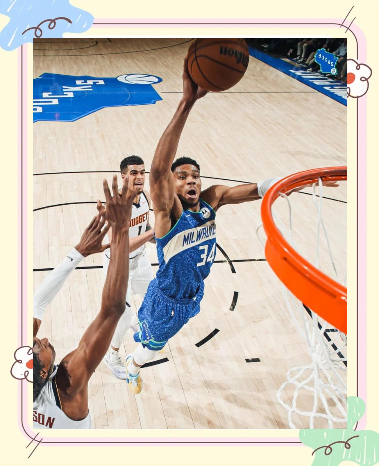 雄鹿击败76人，字母哥狂砍三双的简单介绍